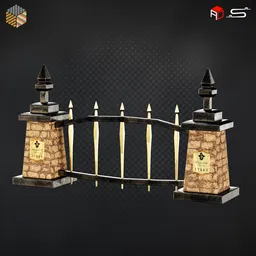 Fence - Halloween Asset Bundle