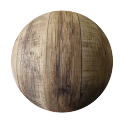 High-quality Oak Wood Planks texture for PBR shading in Blender 3D and other 3D apps.