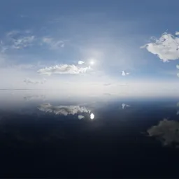 Sunny Cloudy Realistic Sky