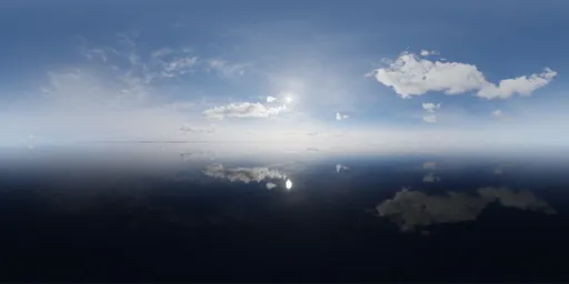 Sunny Cloudy Realistic Sky
