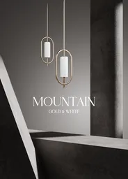 Mountain Gold & White