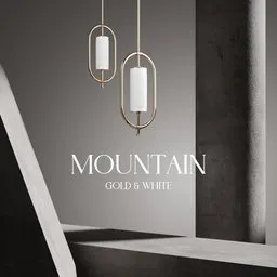 Mountain Gold & White