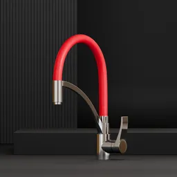 Faucet Tirso Red by Gricol