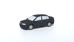 Low Poly Scoda Octavia