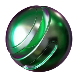 Iridescent Metal White