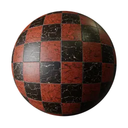 Red Marble Tiles