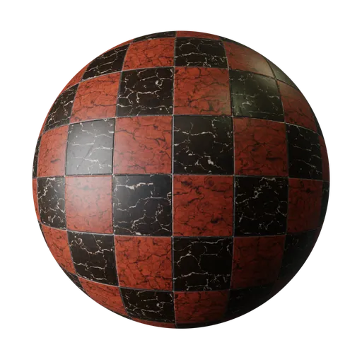 Red Marble Tiles