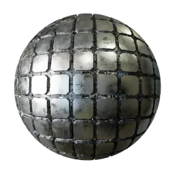 Procedural Sci-Fi metal plating