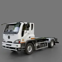 Ashok Leyland Boss Truck Chassis(Rigged)