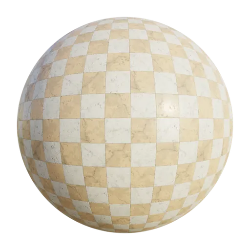 PBR rough floor tile texture for Blender 3D, ideal for architectural visualization and game design, with realistic detailing.