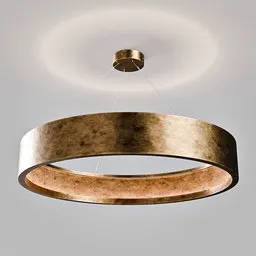 Round Brass ceiling light