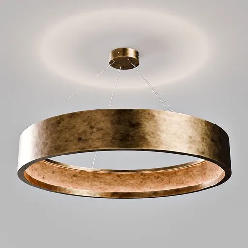 Round Brass ceiling light