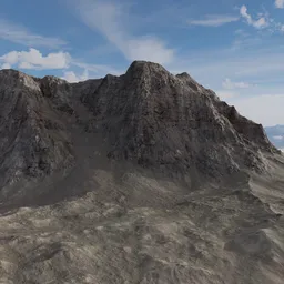 Rocky Mountain Side Terrain