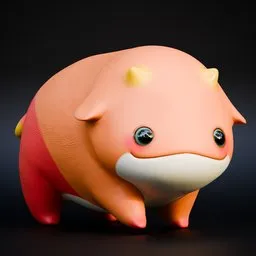 Hippo Creature (Rigged)