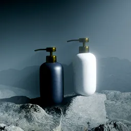 Product visualization. Abstract scene