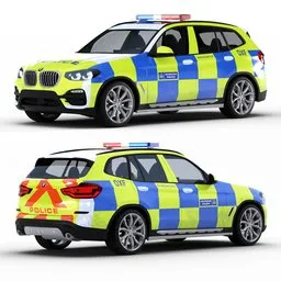 BMW Police car