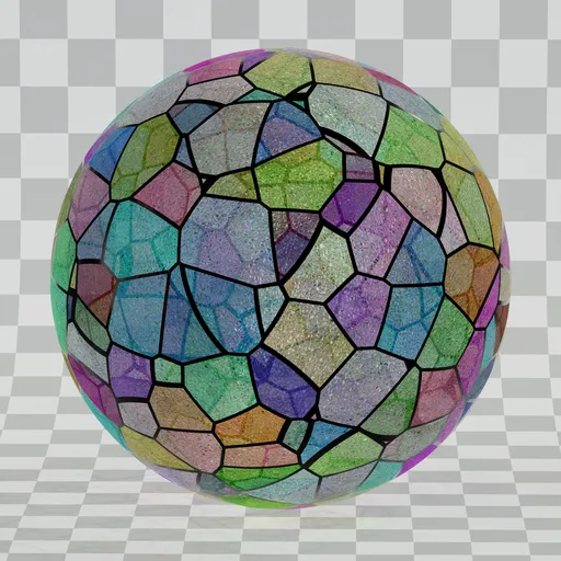 Colorful Cathedral Glass