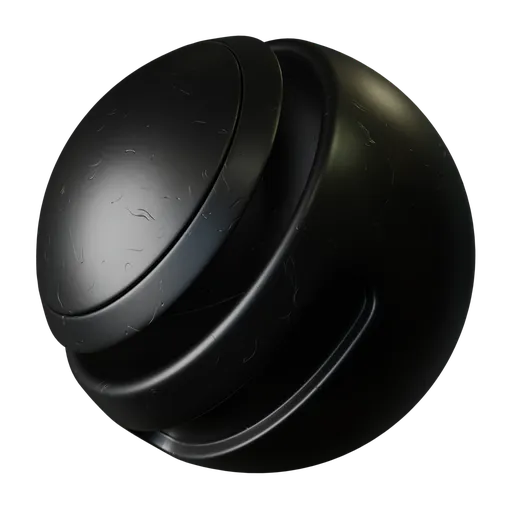 Black Scratched Plastic