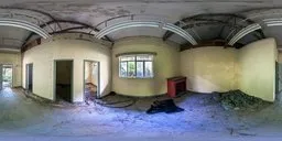 Abandoned House Light Yellow