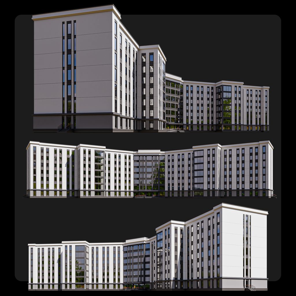 Educational Building | Commercial Buildings Models | BlenderKit