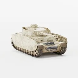 Rigged Tank : Panzer IV Ausf. H Desert