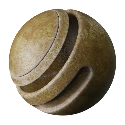 Smart Yellow Wood Burl