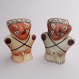Ancestral decorative pieces