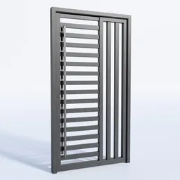 Minimalist Slat Gate