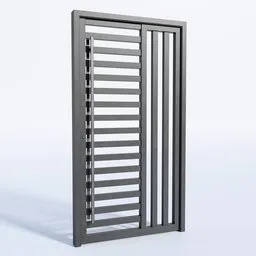 Minimalist Slat Gate