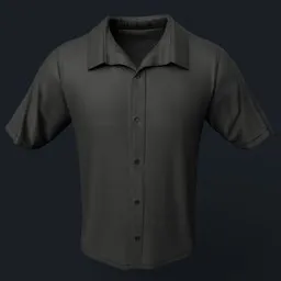 Black Button-Up Shirt