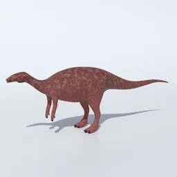 Cartoon Camptosaurus Dinosaur