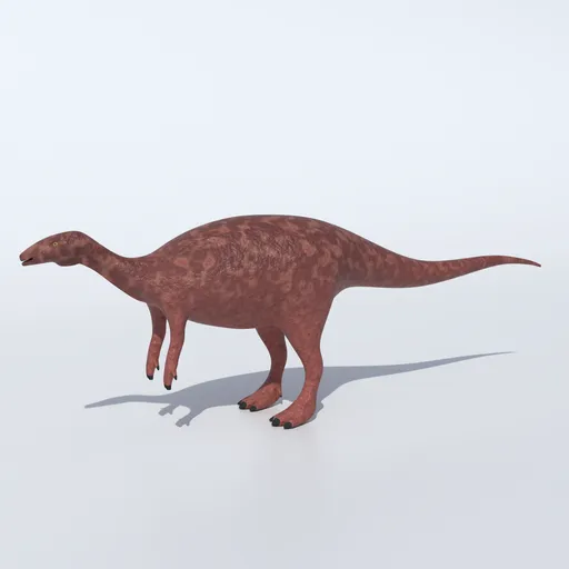 Cartoon Camptosaurus Dinosaur