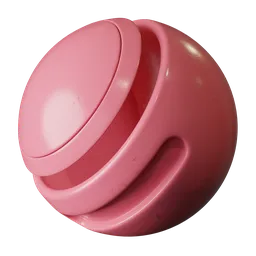 Pink Scratched Porcelain