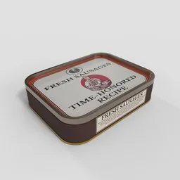 Vintage Fresh Sausages Tin Can