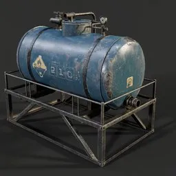 Industrial liquid tank
