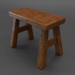 Small Wooden Stool