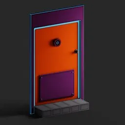 Cartoon Sci-Fi Door