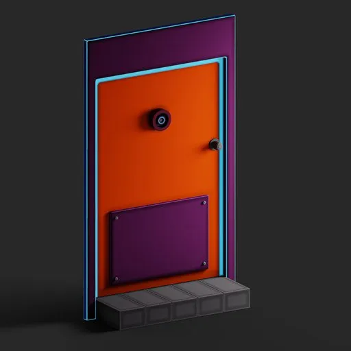 Cartoon Sci-Fi Door