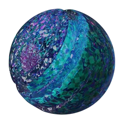 Iridescent Vase Glass