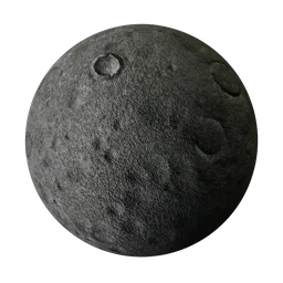 High-resolution PBR asteroid texture for 3D applications and Blender rendering.