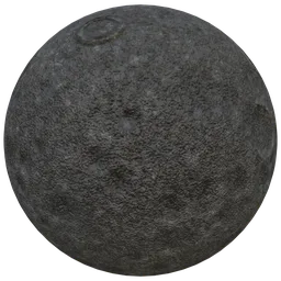 High-resolution PBR asteroid texture for 3D applications and Blender rendering.