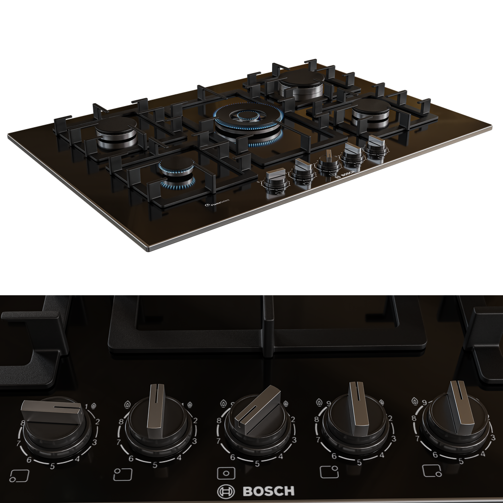 Bosch Serie 6 Gas Hob Kitchen Appliances models BlenderKit