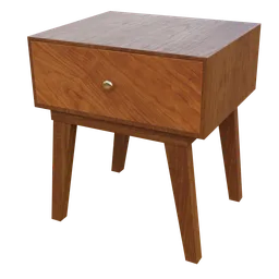 Mid century Bedside Table