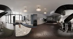 Modern Interior with Open Kitchen