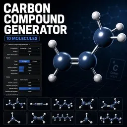 Carbon Compound Generator - 10 compounds