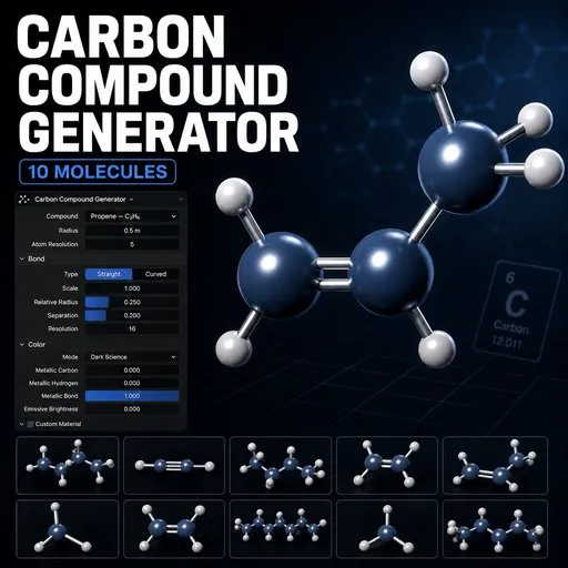 Carbon Compound Generator - 10 compounds