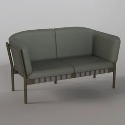 Dowel Two-seater sofa B580