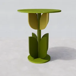 Sculptural Petal Side Table