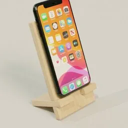 Wooden Easel Phone Holder