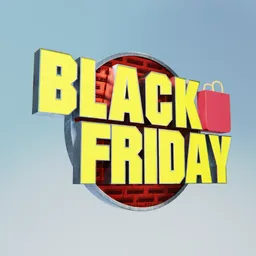 BlackFriday Badge Red bag